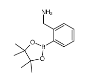 (2-(4,4,5,5-四甲基-1,3,2-二氧硼杂环戊烷-2-基)苯基)甲胺结构式
