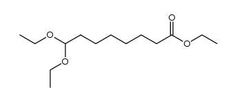 8,8-diethoxy-octanoic acid ethyl ester Structure