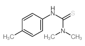 Thiourea,N,N-dimethyl-N'-(4-methylphenyl)-结构式