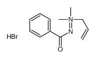 benzamido-dimethyl-prop-2-enylazanium,bromide Structure