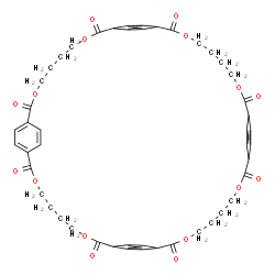 Cyclotetrakis(1,4-butylene Terephthalate) Structure