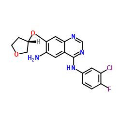 (S)-N4-(3-chloro-4-fluorophenyl)-7-(tetrahydrofuran-3-yloxy)quinazoline-4,6-diaMine Structure