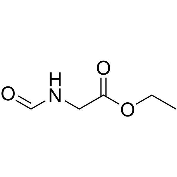 N-甲酰基甘氨酸乙酯结构式