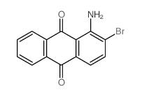 9,10-Anthracenedione,1-amino-2-bromo-结构式