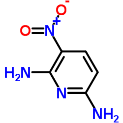 2,6-二氨基-3-硝基吡啶结构式