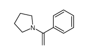 1-(1-phenylethenyl)pyrrolidine Structure