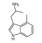 1-(4-methyl-1H-indol-3-yl)propan-2-amine结构式