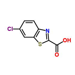 6-氯苯并[d]噻唑-2-羧酸结构式