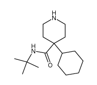 N-(tert-butyl)-4-cyclohexylpiperidine-4-carboxamide Structure