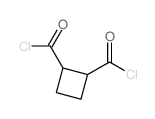 反式-环丁烷-1,2-二羰酰氯结构式