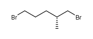 (+)-(R)-2-methyl-1,5-dibromopentane结构式