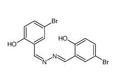 (6E)-4-bromo-6-[[2-[(Z)-(3-bromo-6-oxocyclohexa-2,4-dien-1-ylidene)methyl]hydrazinyl]methylidene]cyclohexa-2,4-dien-1-one结构式