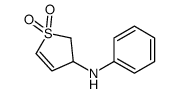 N-(1,1-二氧化物-2,3-二氢噻吩-3-基)-n-苯胺结构式
