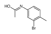 N-(3-Bromo-4-methylphenyl)acetamide Structure
