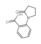 2-(2-氧代吡咯烷-1-基)苯甲酸结构式