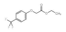 (4-三氟甲基苯氧基)乙酸乙酯结构式