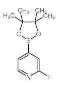 2-Fluoropyridine-4-boronic acid pinacol ester Structure