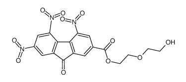 2-(2-hydroxyethoxy)ethyl-(4,5,7-trinitro-9-fluorenone)-2-carboxylate Structure