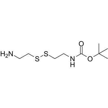 t-Boc-Cystamine structure