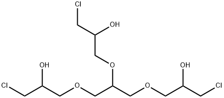 1,2,3-Tris(3-chloro-2-hydroxypropoxy)propane结构式