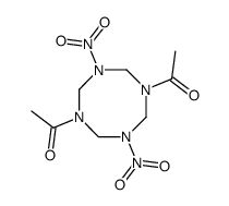 1,5-diacetyloctahydro-3,7-dinitro-1,3,5,7-tetrazocine结构式