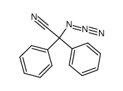 α-azidodiphenylacetonitrile Structure