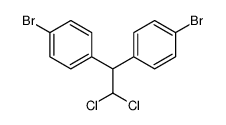 1-bromo-4-[1-(4-bromophenyl)-2,2-dichloroethyl]benzene结构式