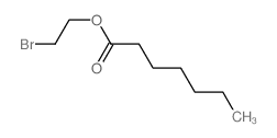 2-bromoethyl heptanoate结构式