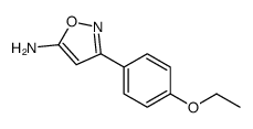 3-(4-乙氧苯基)异噻唑-5-胺结构式