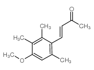 4-(4-甲氧基-2,3,6-三甲基苯基)-3E-丁烯-2-酮结构式