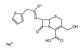 Desacetylcephalothin sodium Structure