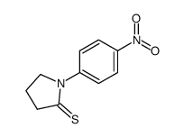 1-(4'-nitrophenyl)pyrrolidin-2-thione结构式
