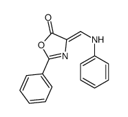 4-(anilinomethylidene)-2-phenyl-1,3-oxazol-5-one结构式