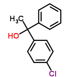 1-(4-氯苯基)-1-苯基乙醇结构式