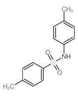 Benzenesulfonamide,4-methyl-N-(4-methylphenyl)- structure