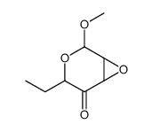 4-ethyl-2-methoxy-3,7-dioxabicyclo[4.1.0]heptan-5-one结构式