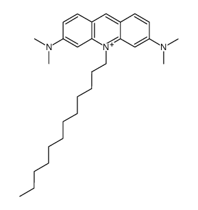 3,6-Bis-(dimethylamino)-10-dodecylacridinium bromide Structure