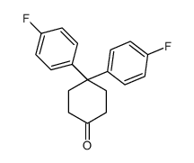 4,4-bis(4-fluorophenyl)cyclohexan-1-one Structure