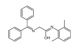2-(benzhydrylideneamino)-N-(2,6-dimethylphenyl)acetamide Structure