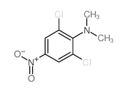 2,6-dichloro-N,N-dimethyl-4-nitro-aniline结构式