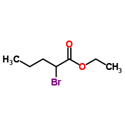2-溴戊酸乙酯结构式