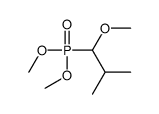 1-dimethoxyphosphoryl-1-methoxy-2-methylpropane结构式