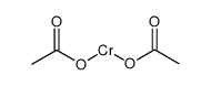 乙酸铬 (II)结构式