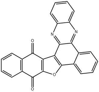 Benzo[a]naphtho[2',3':4,5]furo[2,3-c]phenazine-11,16-dione结构式
