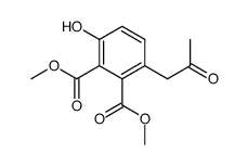 acetonyl-3 hydroxy-6 phthalate de methyle结构式