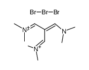 2-Dimethylaminomethylene-1,3-bis(dimethyliminio)propane bis-perbromide Structure