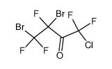 3,4-dibromo-1-chloro-1,1,3,4,4-pentafluoro-butan-2-one结构式