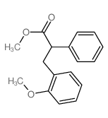 methyl 3-(2-methoxyphenyl)-2-phenyl-propanoate Structure