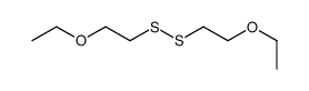1-ethoxy-2-(2-ethoxyethyldisulfanyl)ethane结构式