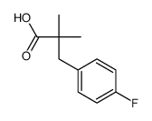3-(4-Fluorophenyl)-2,2-dimethylpropanoic acid Structure